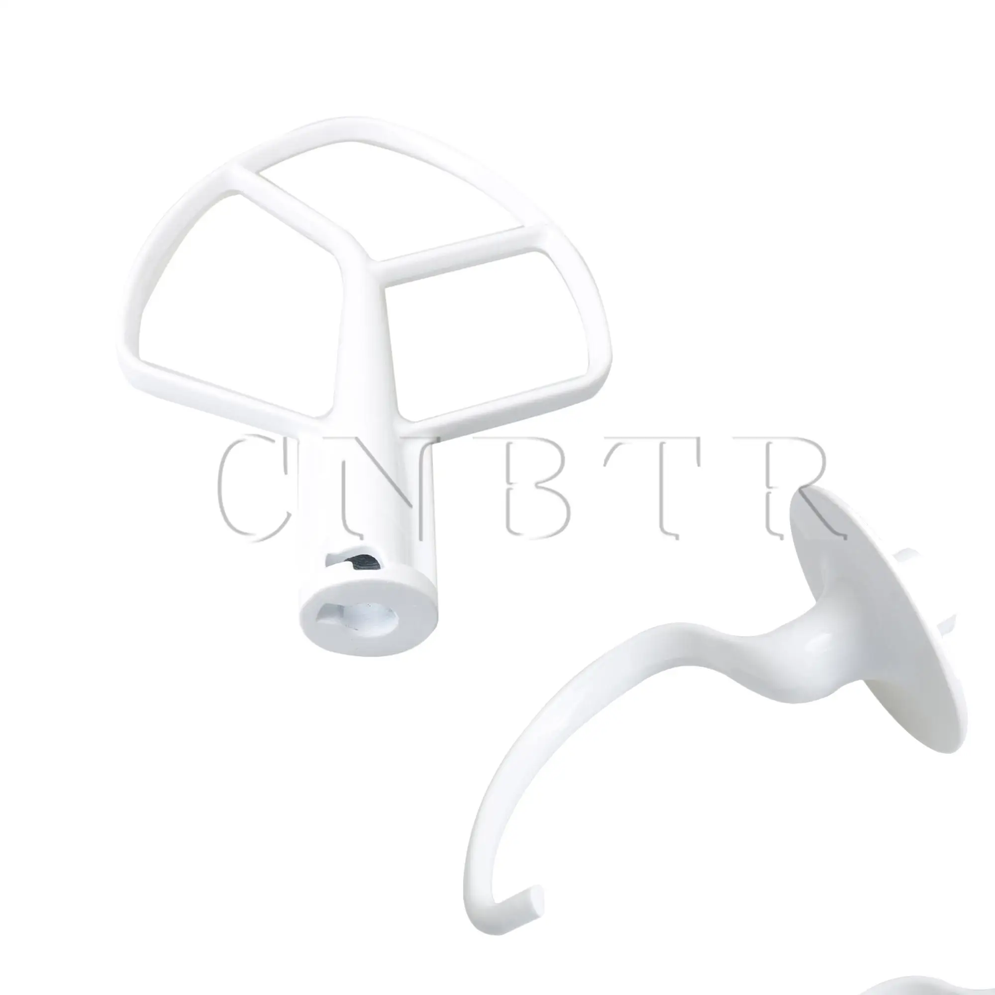 CNBTR 2Pieces Coated Flat Beater & Dough Hook Replacement for KitchenAid K5ADH Mixer
CNBTR 2Pieces Coated Flat Beater & Dough Hook Replacement for KitchenAid K5ADH Mixer