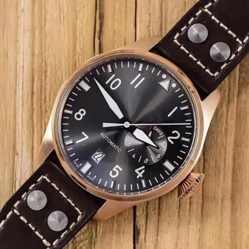 2019 Top Quality Luxury Wristwatch Big Pilot Midnight Blue/Black Dial Automatic 46MM Men Mens Watch Watches
2019 Top Quality Luxury Wristwatch Big Pilot Midnight Blue/Black Dial Automatic 46MM Men Mens Watch Watches