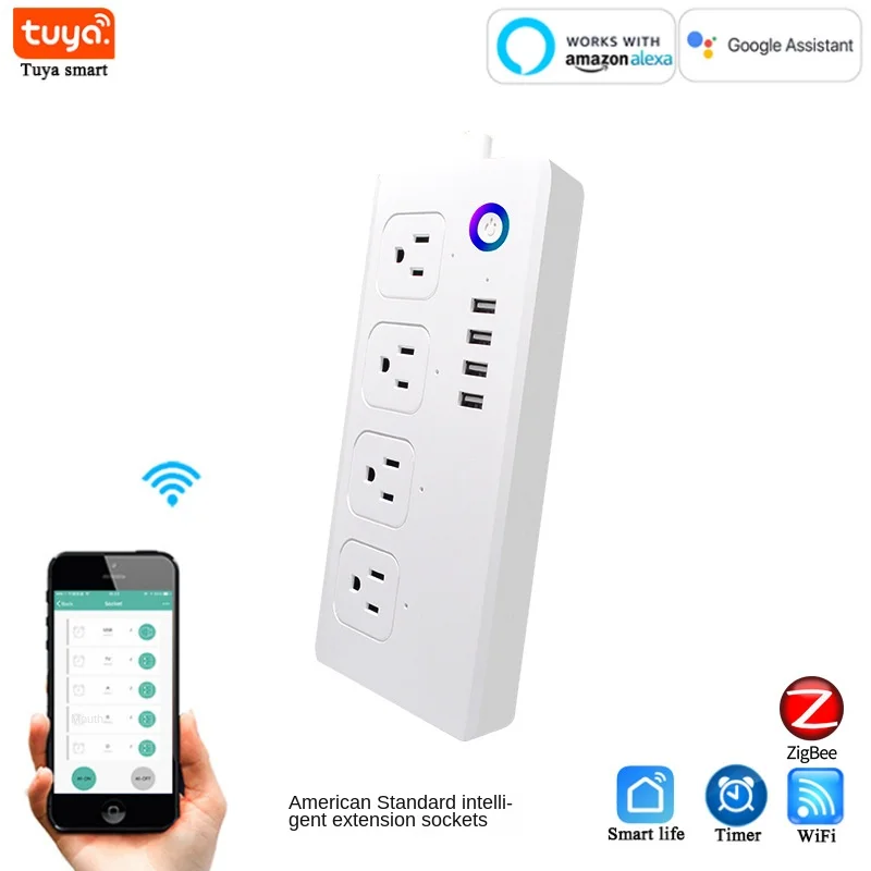 WiFi smart socket ZigBee timing plug American rule graffiti smart plug,Free delivery
WiFi smart socket ZigBee timing plug American rule graffiti smart plug,Free delivery