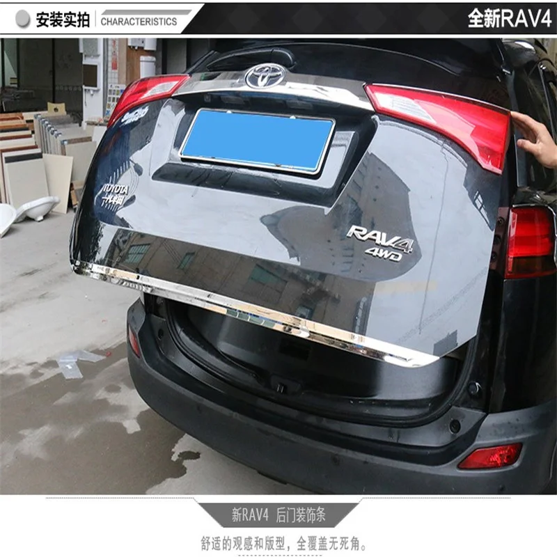 Для Toyota RAV4 2014 2015 2016 2017 2018 задняя крышка багажника, накладка на багажник, декоративная полоса, автомобильные аксессуары
Для Toyota RAV4 2014 2015 2016 2017 2018 задняя крышка багажника, накладка на багажник, декоративная полоса, автомобильные аксессуары