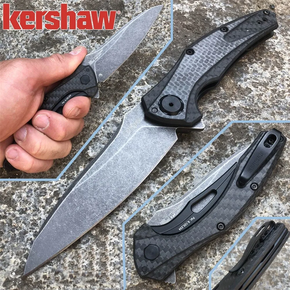 

Mini Folding Knife Kershaw 7777 Bareknuckle Outdoor Survival Tool Aluminum Handle Self Defense Hunting Pocket Knife EDC Tools