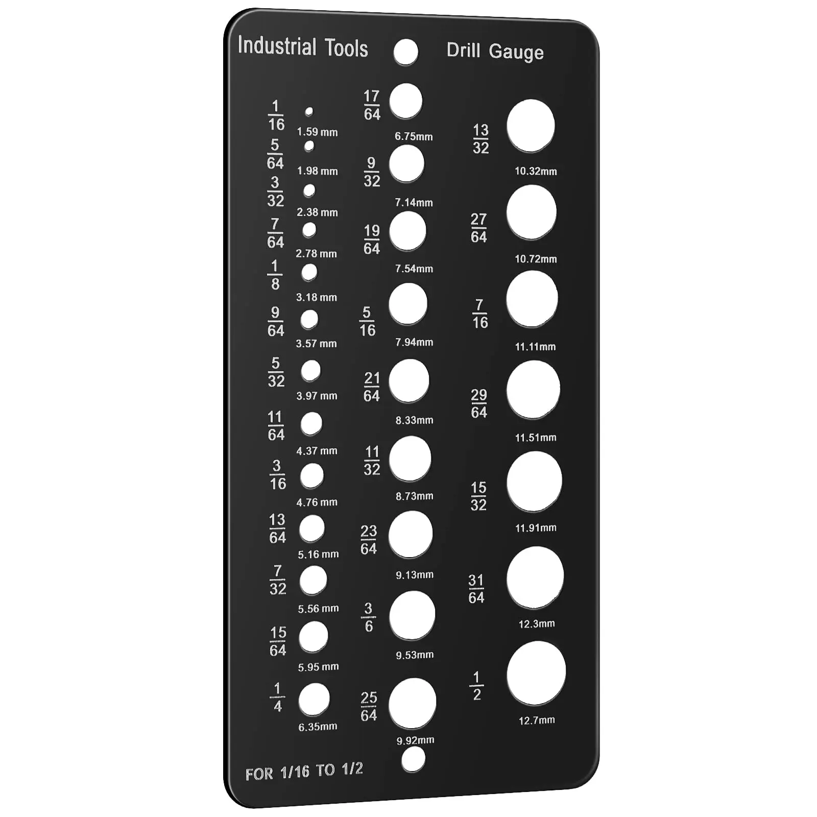 Сверло диаметром 29 отверстий, 1 шт., 1/16 -1/2 дюйма, 29 размеров, 6,2x2,36 дюйма
Сверло диаметром 29 отверстий, 1 шт., 1/16 -1/2 дюйма, 29 размеров, 6,2x2,36 дюйма