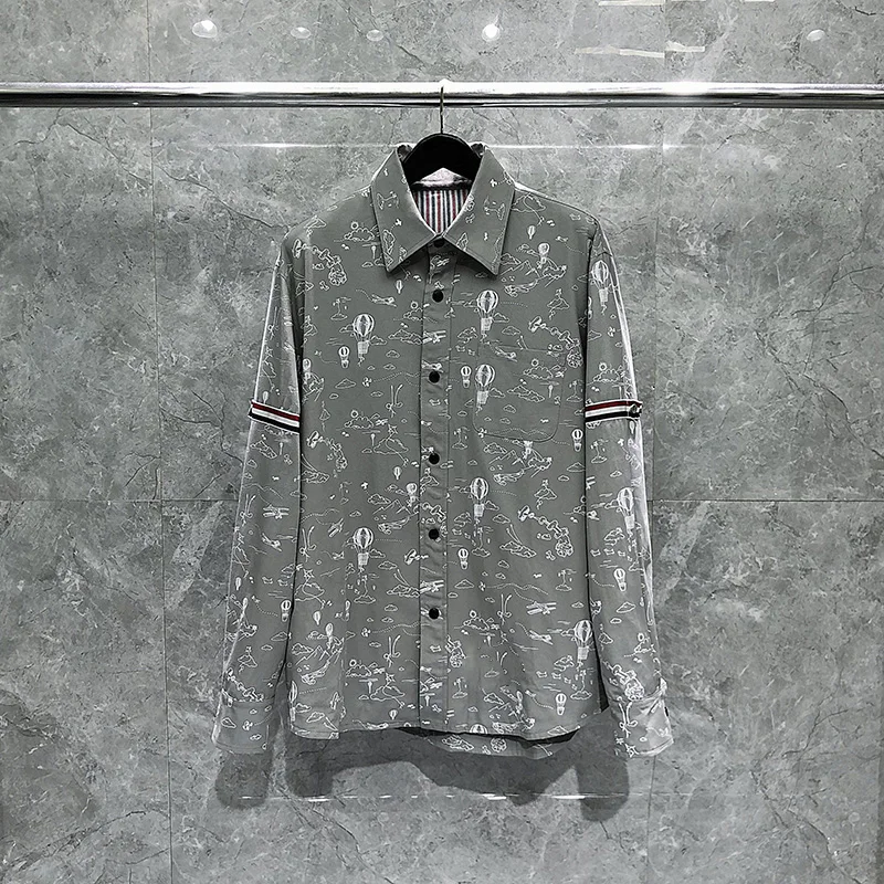 TB THOM Jackets 2022 New Korean Designer Brand Coats Gray Kawaii Little Hot Air Balloon Print Shirts Harajuku Streetwear Jacket
TB THOM Jackets 2022 New Korean Designer Brand Coats Gray Kawaii Little Hot Air Balloon Print Shirts Harajuku Streetwear Jacket