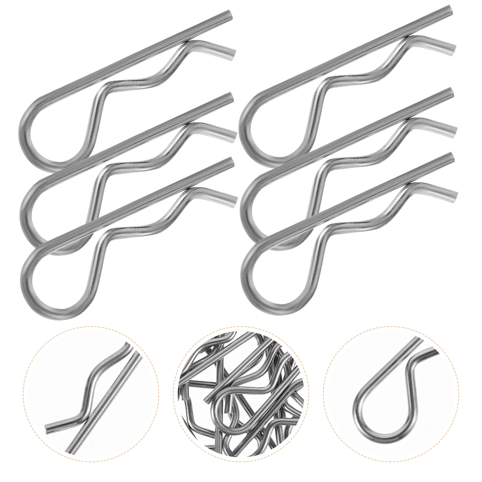 20 Pcs Pins Hitch Lock System Spring Retaining Wire Hair Keeper Mower Clip 304 Stainless Steel Hardware Heavy Duty
20 Pcs Pins Hitch Lock System Spring Retaining Wire Hair Keeper Mower Clip 304 Stainless Steel Hardware Heavy Duty