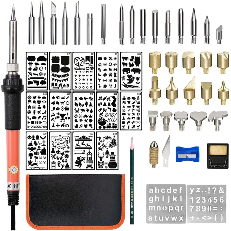 Woodburning Tool With Soldering Iron Temperature Adjustable With Soldering Iron Set Pyrography Wood Burning Pen US Plug CNIM Hot
Woodburning Tool With Soldering Iron Temperature Adjustable With Soldering Iron Set Pyrography Wood Burning Pen US Plug CNIM Hot