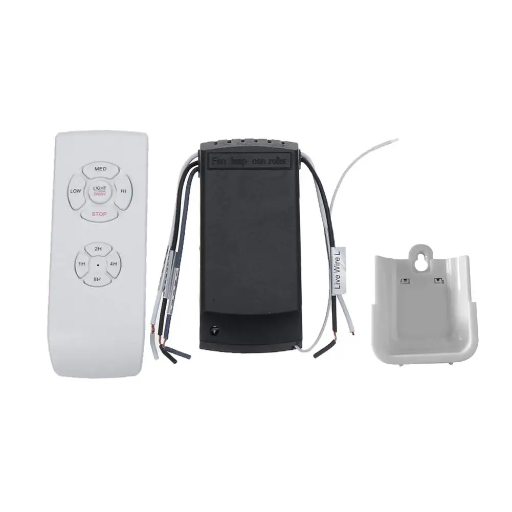 Universal Ceiling Fan Lamp Remote Control Kit 220-240V Timing Setting Switch Adjusted Wind Speed Remote Controller
Universal Ceiling Fan Lamp Remote Control Kit 220-240V Timing Setting Switch Adjusted Wind Speed Remote Controller