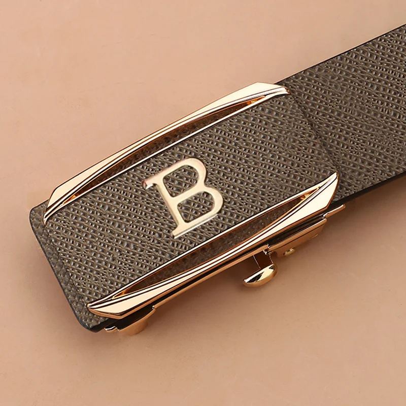 2023 High Quality Coffee Genuine Leather Belt B Letter Automatic Buckle Fashion Men's Designer Casual ceinture homme
2023 High Quality Coffee Genuine Leather Belt B Letter Automatic Buckle Fashion Men's Designer Casual ceinture homme