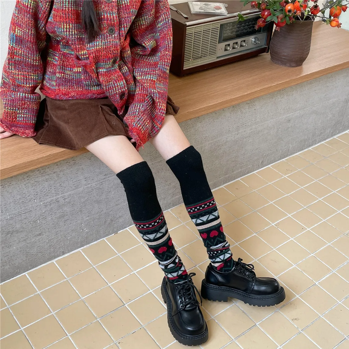 5% Wool Cashmere Leg Warmers Autumn Winter Knitted Warm Knee High Socks Y2k Lolita Vintage Harajuku Leg Warmers Long Socks Women
5% Wool Cashmere Leg Warmers Autumn Winter Knitted Warm Knee High Socks Y2k Lolita Vintage Harajuku Leg Warmers Long Socks Women