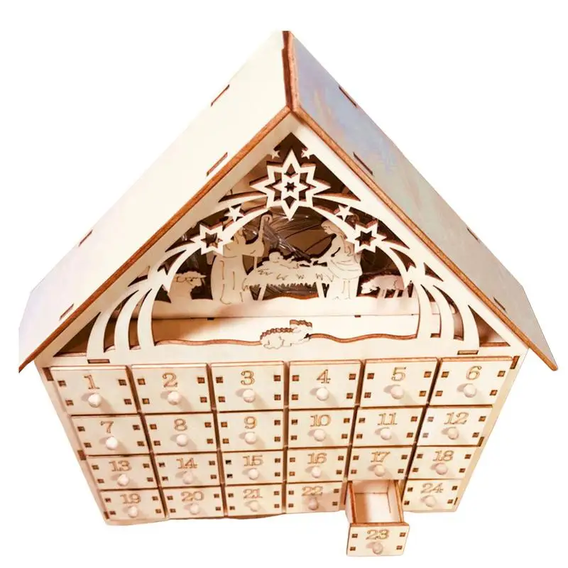 Led Advent Calendar Christmas Wooden Advent Calendar Countdown DIY Christmas Gifts With LED Light 24 Storage Drawers For Holiday 
Led Advent Calendar Christmas Wooden Advent Calendar Countdown DIY Christmas Gifts With LED Light 24 Storage Drawers For Holiday