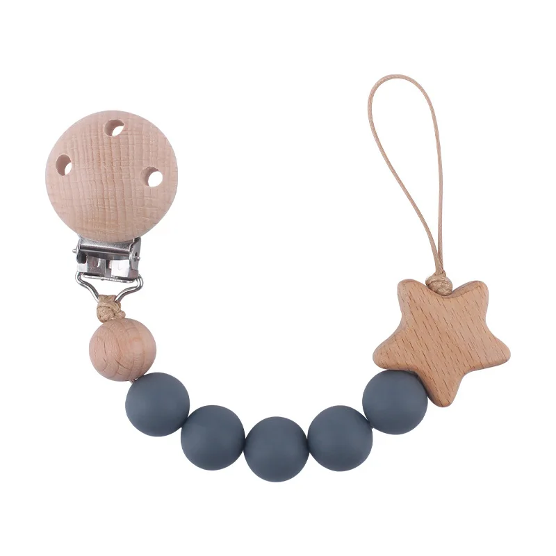 Wooden Baby Toy Gift Pacifier Clip Chain Holder Wooden Bead Teether Toy for Baby Chew Rattles Mobiles Newborn Nursing Supplies
Wooden Baby Toy Gift Pacifier Clip Chain Holder Wooden Bead Teether Toy for Baby Chew Rattles Mobiles Newborn Nursing Supplies