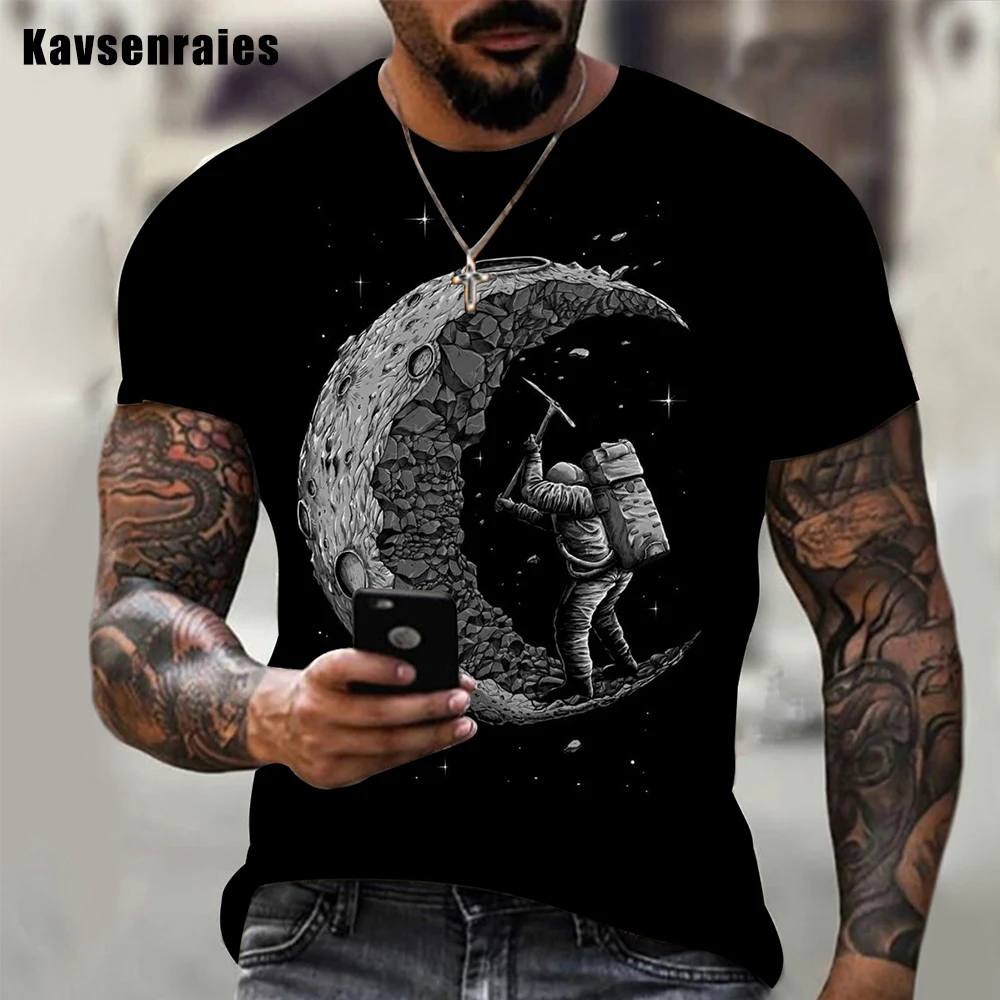 High Quality Trend Space Astronaut Design 3D Printed T-shirt 2022 Men Summer Fashion Casual Short Sleeve Oversized Tops
High Quality Trend Space Astronaut Design 3D Printed T-shirt 2022 Men Summer Fashion Casual Short Sleeve Oversized Tops