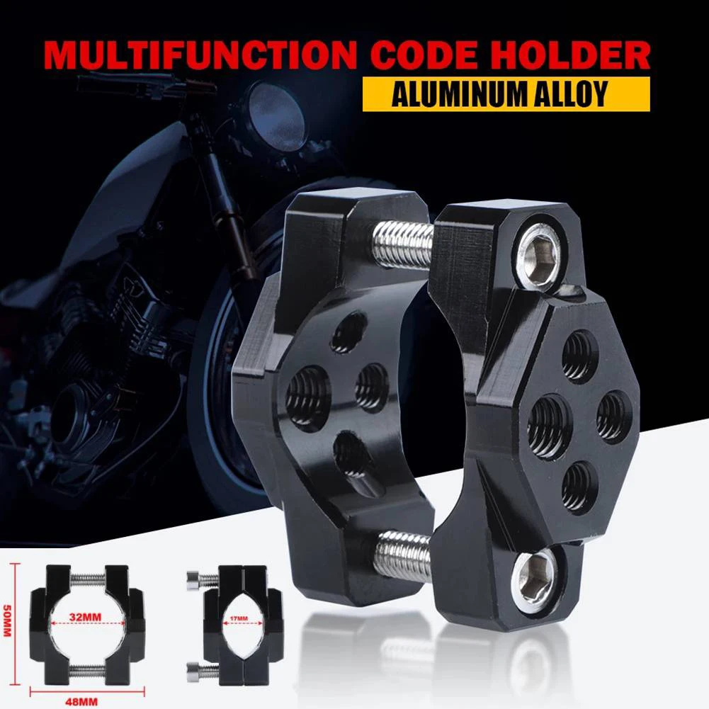 Motorcycle Handlebar Clamp Stent Bracket Bumper Clamp Aluminum Alloy Spotlight Clip 17-32mm GPS Handlebar Holder Motorcycle Acce
Motorcycle Handlebar Clamp Stent Bracket Bumper Clamp Aluminum Alloy Spotlight Clip 17-32mm GPS Handlebar Holder Motorcycle Acce