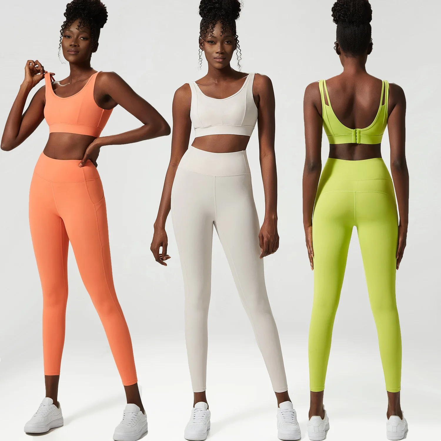 Women 2 Pieces Sports Suit Stretchy Naked Feel Fitness Yoga Set Sexy Back Bra High Waist Leggings Workout CLothes Sportswear
Women 2 Pieces Sports Suit Stretchy Naked Feel Fitness Yoga Set Sexy Back Bra High Waist Leggings Workout CLothes Sportswear