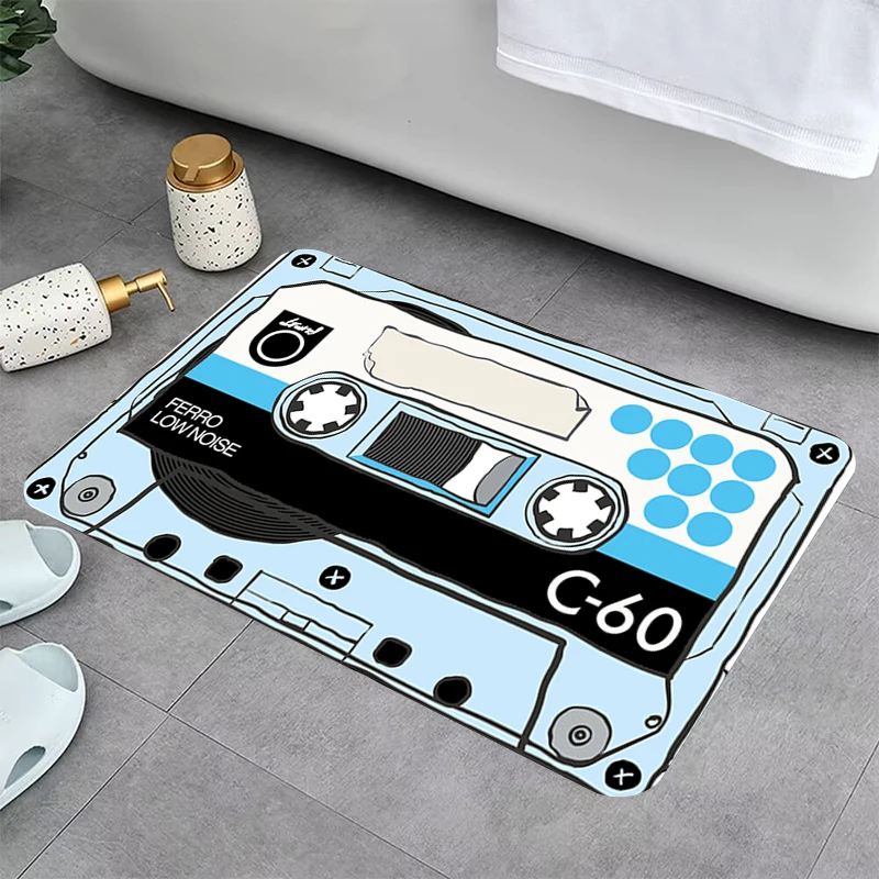 Non-slip Kitchen Mat Retro Cassette Music Tape Doormat Entrance Door Prayer Rug Carpets Floor Mats Design Carpet Rugs Bath Foot
Non-slip Kitchen Mat Retro Cassette Music Tape Doormat Entrance Door Prayer Rug Carpets Floor Mats Design Carpet Rugs Bath Foot
