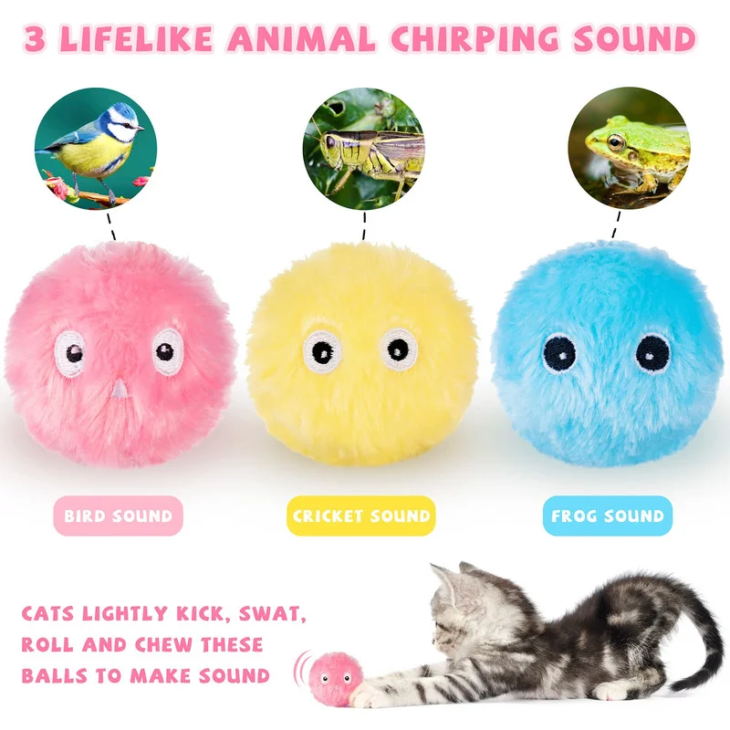 Smart Cat Toys Interactive Ball Catnip Cat Training Toy Pet Playing Ball Pet Squeaky Supplies Products Toy for Cats Kitten Kitty 
Smart Cat Toys Interactive Ball Catnip Cat Training Toy Pet Playing Ball Pet Squeaky Supplies Products Toy for Cats Kitten Kitty
