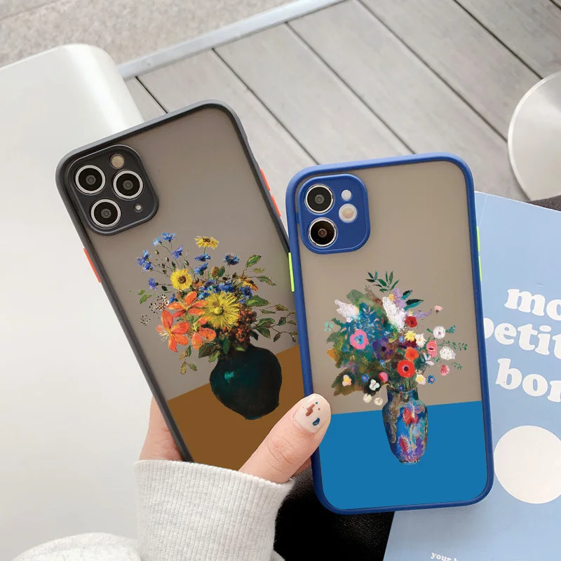 INS Oil Painting Flowers Phone Case For iPhone 12 13 11 14 Pro Max Mini 14 Plus 7 8 Plus SE 2020 X XS XR Shockproof Back Covers
INS Oil Painting Flowers Phone Case For iPhone 12 13 11 14 Pro Max Mini 14 Plus 7 8 Plus SE 2020 X XS XR Shockproof Back Covers