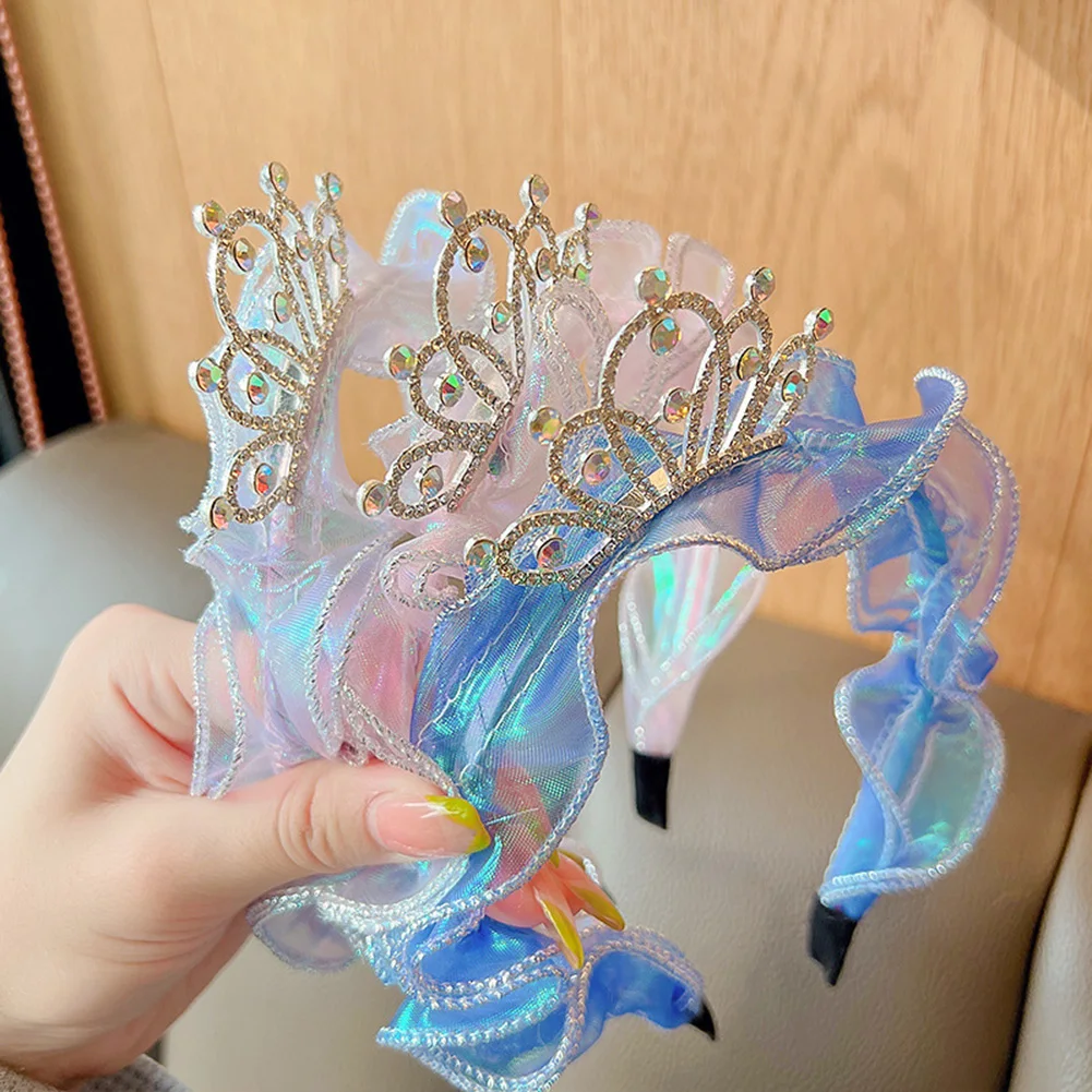 New Fashion Lace Net Yarn Cloth Crown Hairband Korean Fashion Princess Bow Headband Children's Hair Hoop Accessories Gifts
New Fashion Lace Net Yarn Cloth Crown Hairband Korean Fashion Princess Bow Headband Children's Hair Hoop Accessories Gifts
