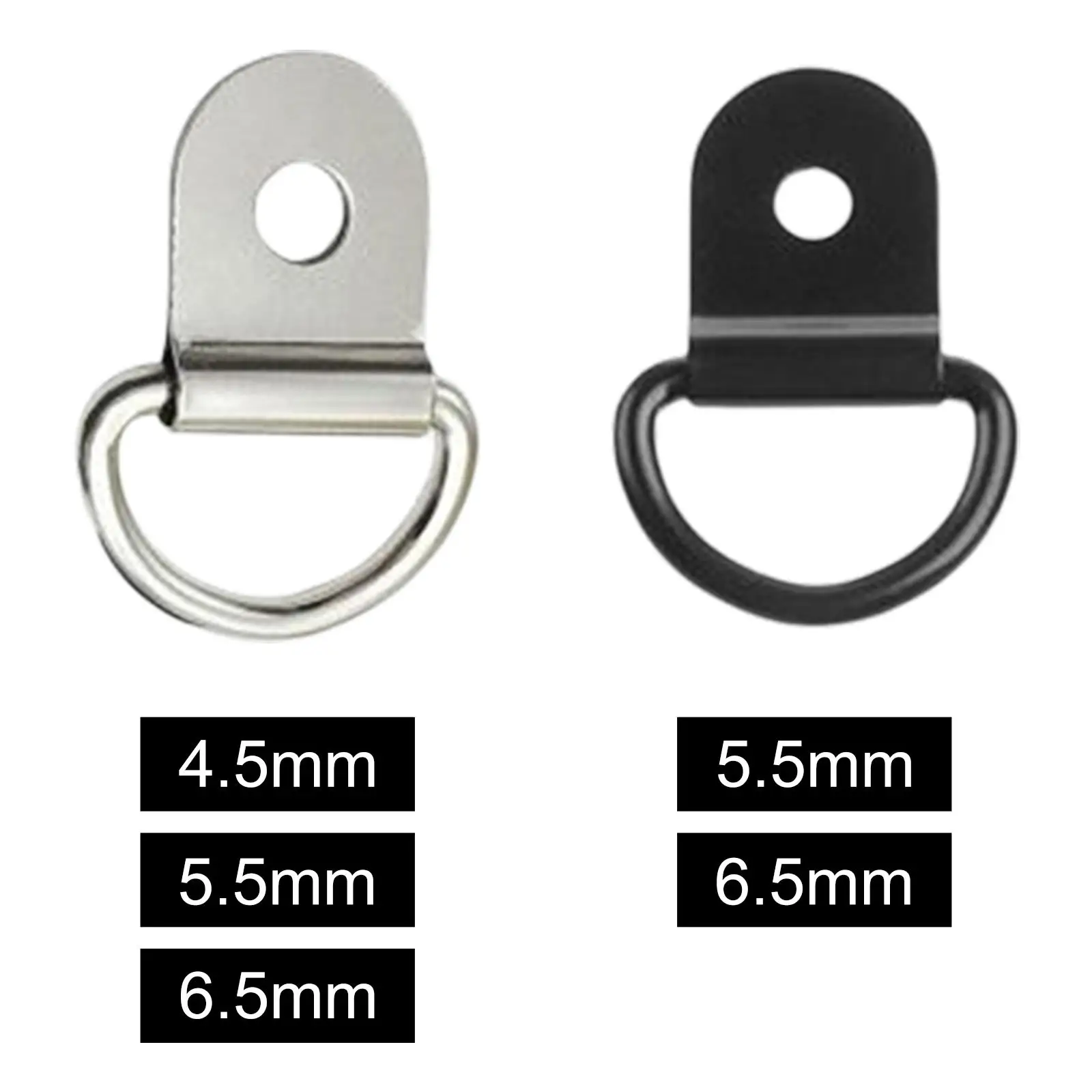 10x D Ring Tie Down Anchors Rings Accessories Pull Hook Durable Black Lashing Ring for Car Truck RV Boat Van
10x D Ring Tie Down Anchors Rings Accessories Pull Hook Durable Black Lashing Ring for Car Truck RV Boat Van