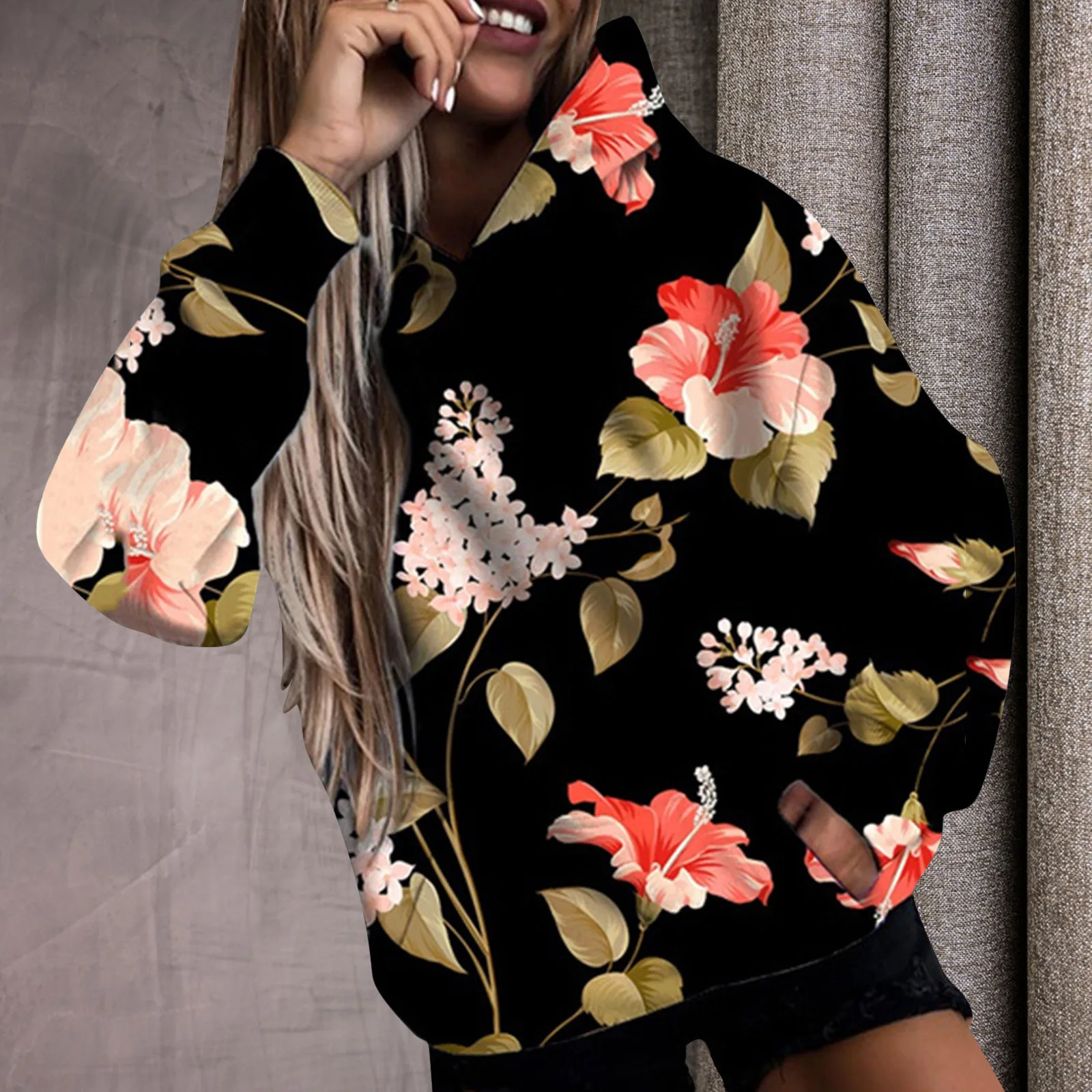 Print Winter Casual Pullover Blouse Warm Long-sleeved Women's Fashion Sweatshirt Women S Thin Hoodie Highest Rated Hoodies
Print Winter Casual Pullover Blouse Warm Long-sleeved Women's Fashion Sweatshirt Women S Thin Hoodie Highest Rated Hoodies