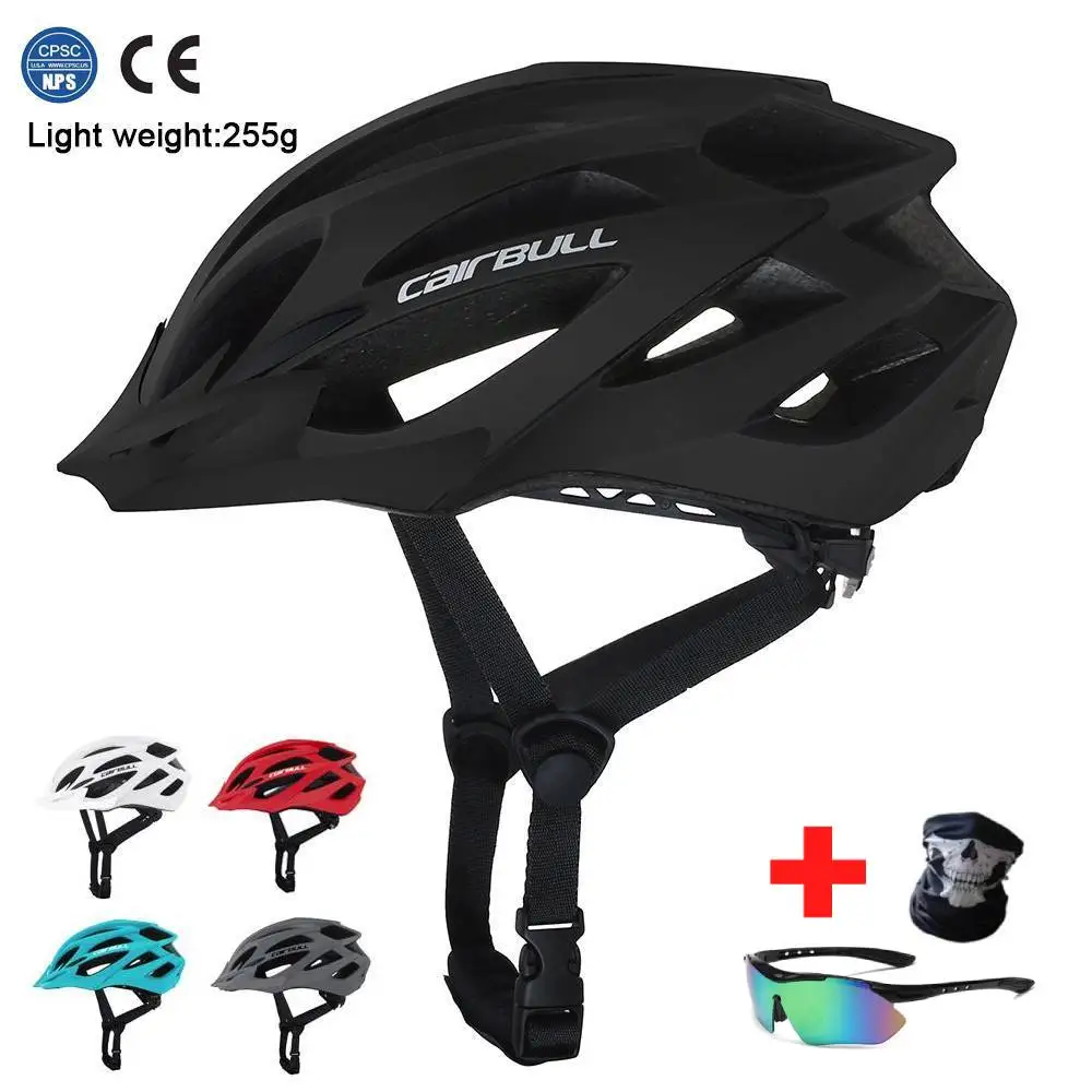

Сверхлегкий велосипедный шлем со съемным солнцезащитным козырьком, цельный велосипедный шлем, защитная шапка MTB для шоссейной езды, Бесплатная маска для лица