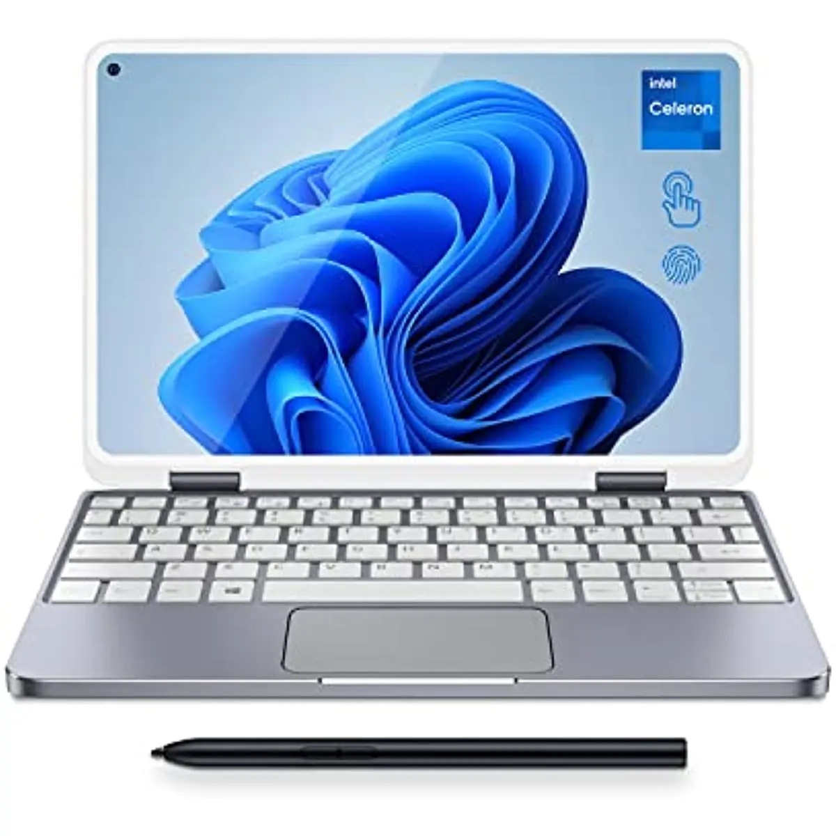 Ноутбук Intel Celeron N5100 2 в 1 планшет с сенсорным экраном 10,8 дюйма HD дисплей со стилусом/считывателем отпечатков пальцев 8 ГБ + 512 ГБ SSD
Ноутбук Intel Celeron N5100 2 в 1 планшет с сенсорным экраном 10,8 дюйма HD дисплей со стилусом/считывателем отпечатков пальцев 8 ГБ + 512 ГБ SSD