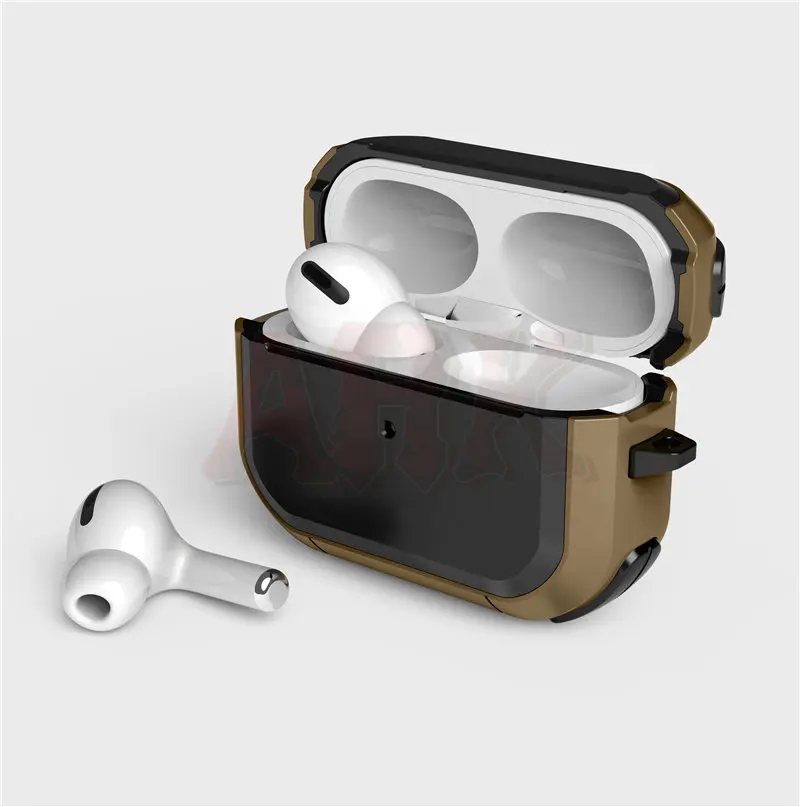 Чехол для Airpods pro 2 чехол TPU PC, защитный чехол для Apple AirPods 3 2 1, аксессуары для телефона, беспроводные наушники с брелоком
