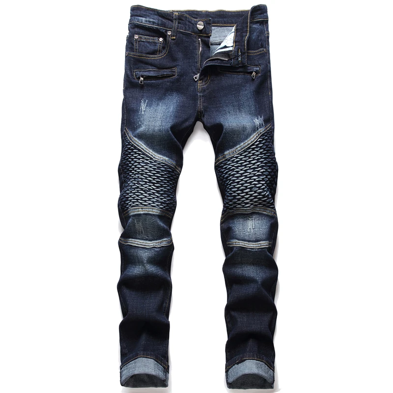 New Men'S Jeans Pants Splicing Denim Trousers Biker High Quality Male Straight Casual Designer Many Multi-Pocket Comfortable
New Men'S Jeans Pants Splicing Denim Trousers Biker High Quality Male Straight Casual Designer Many Multi-Pocket Comfortable