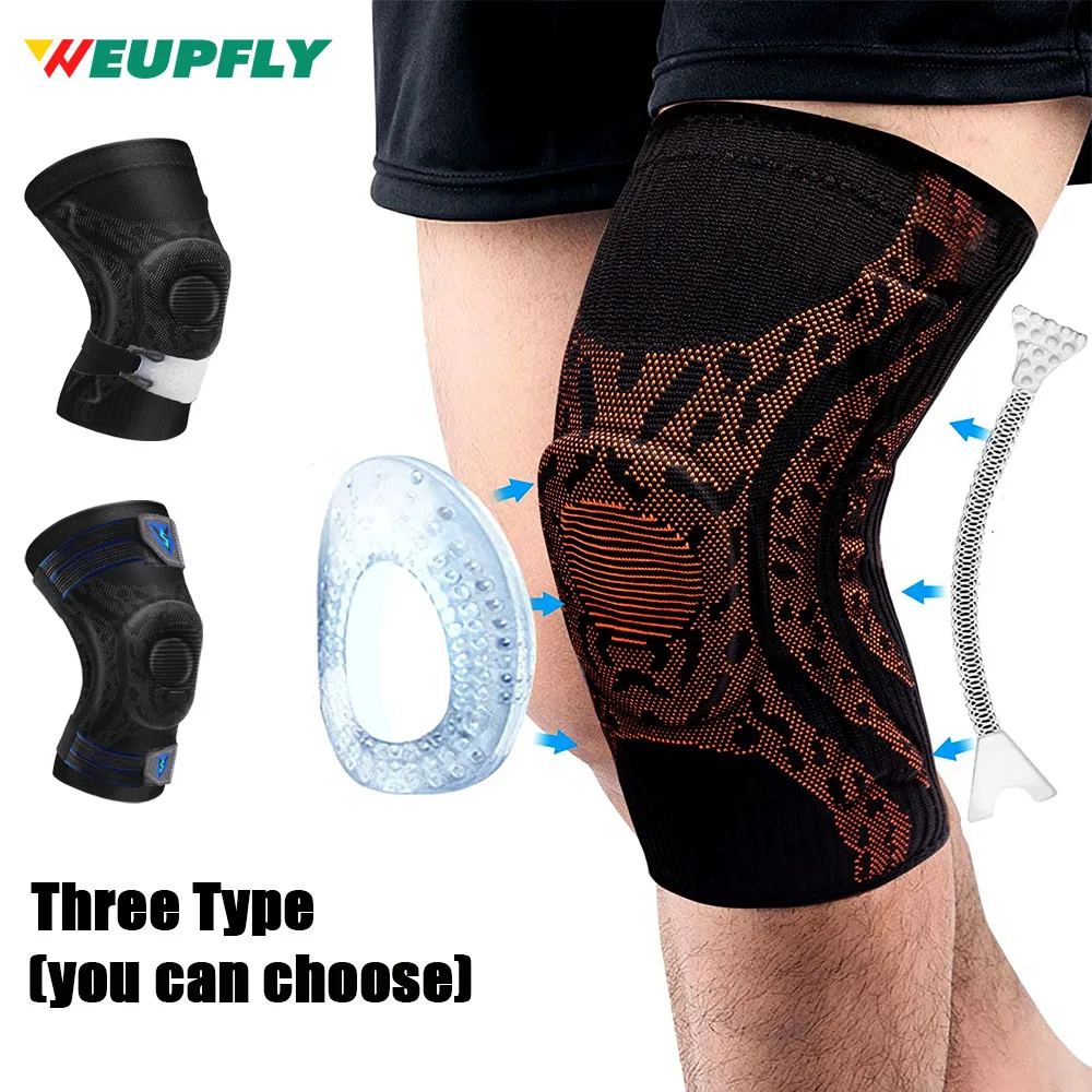 

1PC Pressurized Knee Pads Kneepad Elastic Bandage Knee Support Protector for Fitness Sport Running Arthritis Muscle Joint Brace