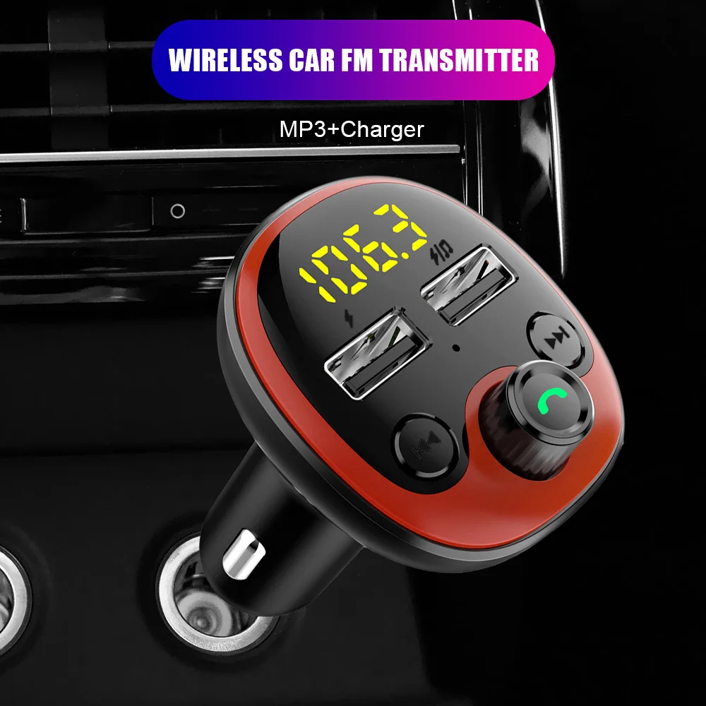 Автомобильное зарядное устройство с двумя usb-портами Bluetooth 5.0 Автомобильный MP3-плеер TF U диск музыкальный плеер радио fm-передатчик
Автомобильное зарядное устройство с двумя usb-портами Bluetooth 5.0 Автомобильный MP3-плеер TF U диск музыкальный плеер радио fm-передатчик