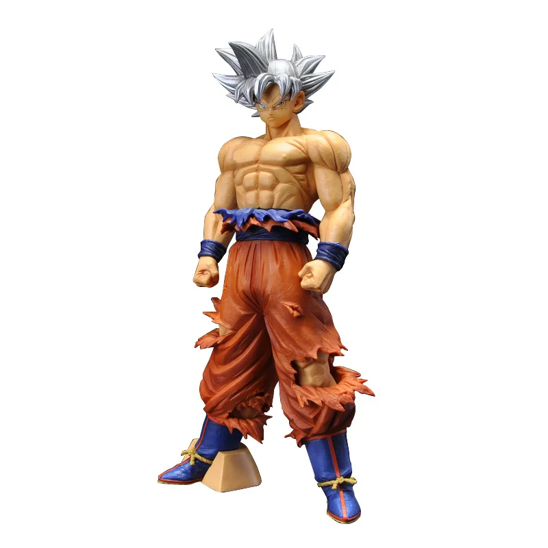 Dragon Ball Super Silver Hair Ultra Instinct Son Goku Figure Kakarotto Figures PVC 31CM Anime Figures Statue Collectible Kid Toy
Dragon Ball Super Silver Hair Ultra Instinct Son Goku Figure Kakarotto Figures PVC 31CM Anime Figures Statue Collectible Kid Toy