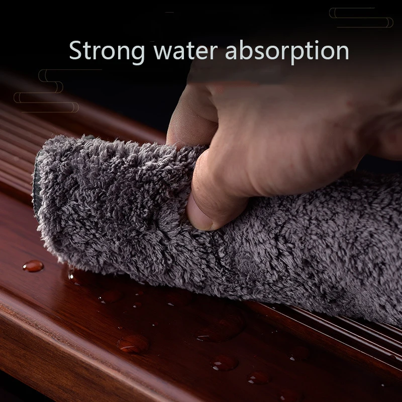 Tea Towel Thickened Absorbent Soft Kitchen Cleaning Cloth Plush Imitation Deerskin Towel Table Mat Pad Coaster Tea Accessories
Tea Towel Thickened Absorbent Soft Kitchen Cleaning Cloth Plush Imitation Deerskin Towel Table Mat Pad Coaster Tea Accessories