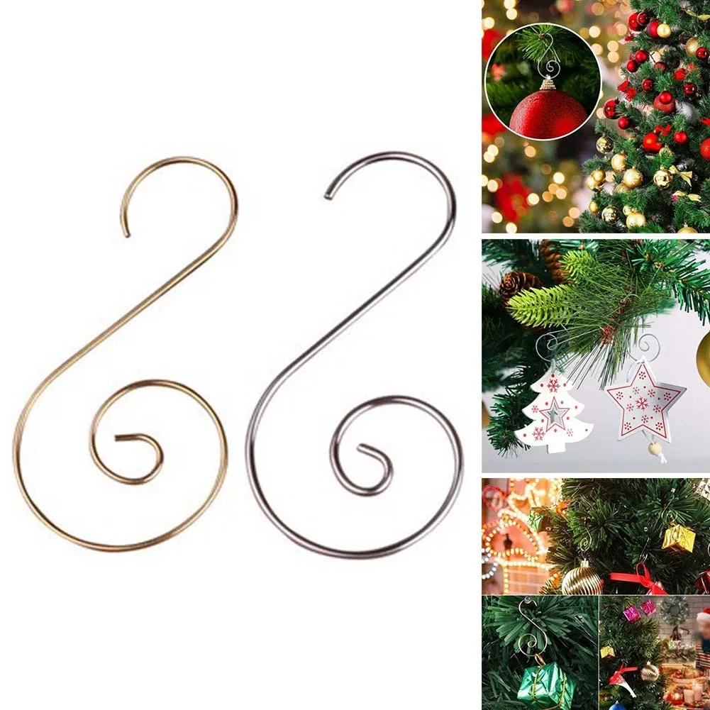 20 PCS Steel Christmas Tree Ornament Hooks S Shaped Couple Baubles Ball Xmas Family Merry Party Decorations Materials 5x2.5cm
20 PCS Steel Christmas Tree Ornament Hooks S Shaped Couple Baubles Ball Xmas Family Merry Party Decorations Materials 5x2.5cm