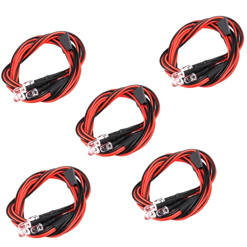 5Pcs 4 LED Light 5Mm 4 White Light For 1/8 1/10 Axial SCX10 Traxxas TRX4 D90 HSP HPI Tamiya Redcat RC Car
5Pcs 4 LED Light 5Mm 4 White Light For 1/8 1/10 Axial SCX10 Traxxas TRX4 D90 HSP HPI Tamiya Redcat RC Car