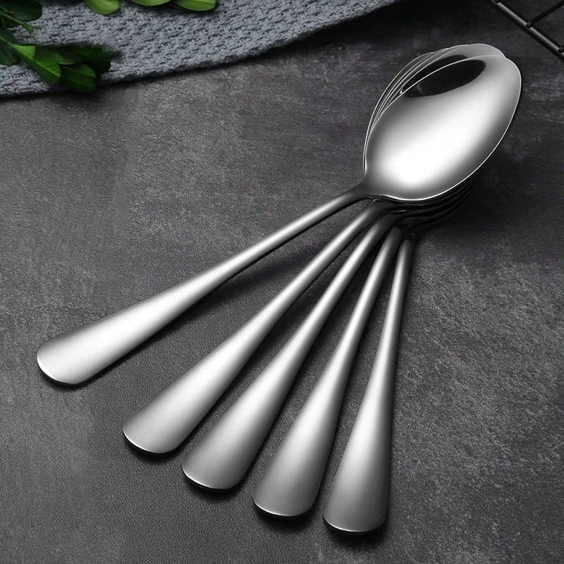 Nordic Style Spoon Small Gold Silver Stainless Steel Round Tea Coffee Spoon for Yogurt Ice Dessert Long Handled Spoon Cutlery
Nordic Style Spoon Small Gold Silver Stainless Steel Round Tea Coffee Spoon for Yogurt Ice Dessert Long Handled Spoon Cutlery