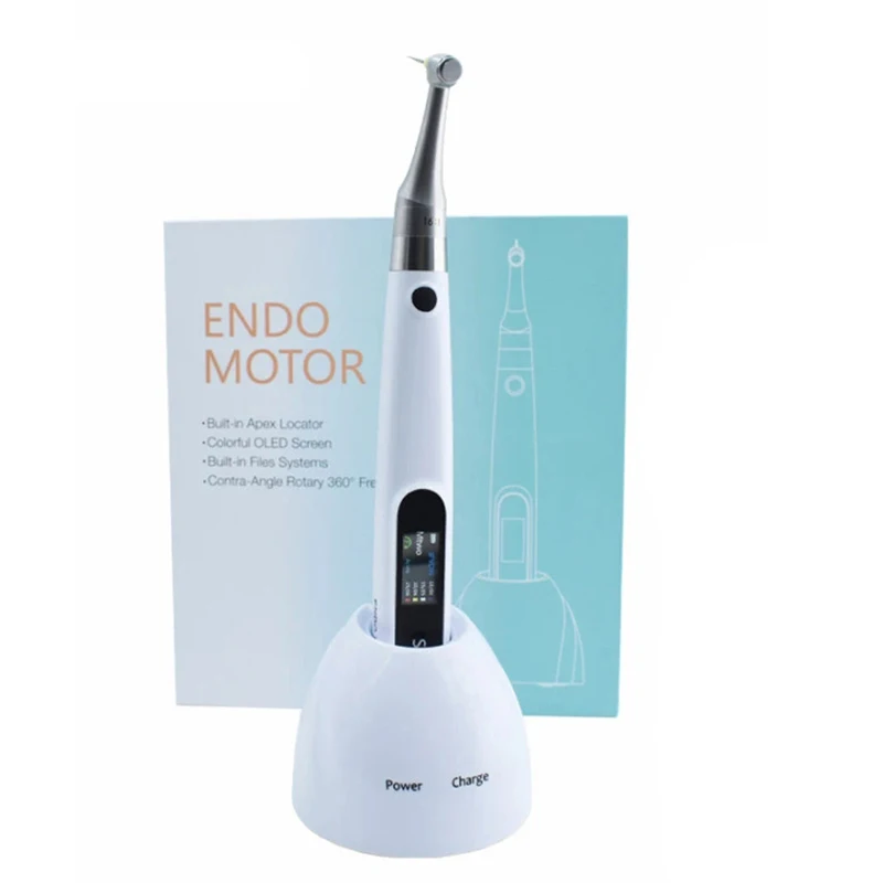 

New Endo Motor with Apex Locator 16:1 Contra Angle with Files Holders Reciprocating Root Canal Surgical Equipments