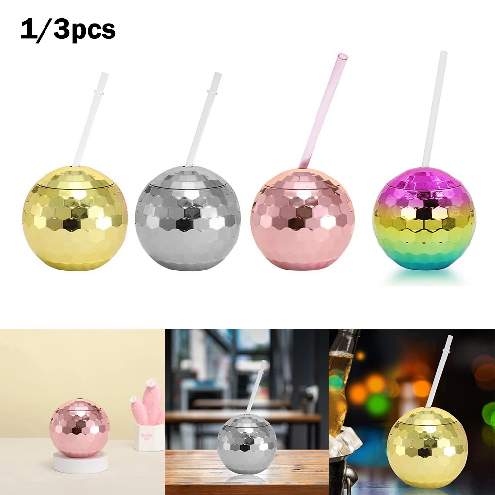 1/3pcs 600ml Disco Flash Ball Cup Cocktail Drink Cups With Lid And Straw For Nightclub Bar Party Drinking Syrup Juices Bottle
1/3pcs 600ml Disco Flash Ball Cup Cocktail Drink Cups With Lid And Straw For Nightclub Bar Party Drinking Syrup Juices Bottle