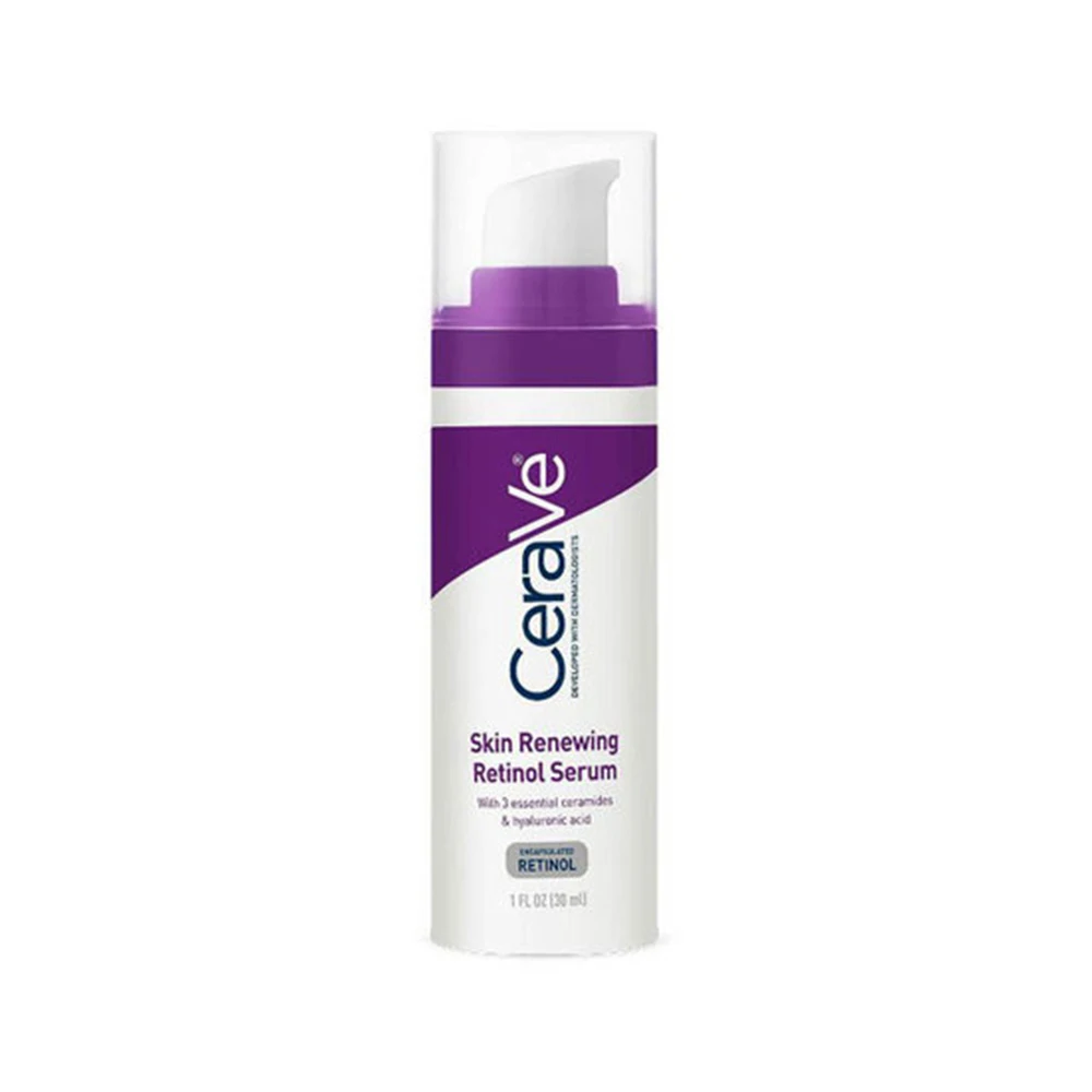 CeraVe Skin Renewing Retinol Serum Nightly Exfoliating Anti-Wrinkles & Smoothing Fine Lines Repair Skin Barrier Moisturizes 30ml
CeraVe Skin Renewing Retinol Serum Nightly Exfoliating Anti-Wrinkles & Smoothing Fine Lines Repair Skin Barrier Moisturizes 30ml