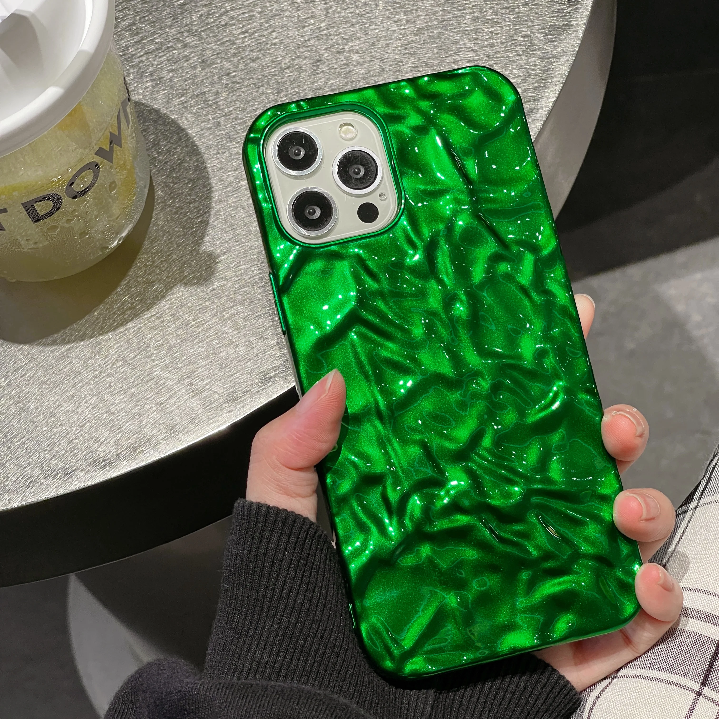 Tin Paper Pattern Phone Case For iPhone 13 12 11 14 Pro Max X XS XR 7 8 Mini 14Plus Vintage Pleats Silver Foil Luxury Cover YX
Tin Paper Pattern Phone Case For iPhone 13 12 11 14 Pro Max X XS XR 7 8 Mini 14Plus Vintage Pleats Silver Foil Luxury Cover YX