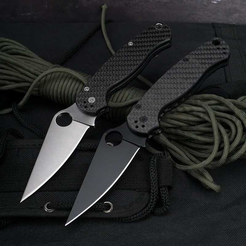 Carbon Fiber Handle Tactical Folding Knife 440C Blade Outdoor Camping Survival Pocket Military Knives EDC Tool
Carbon Fiber Handle Tactical Folding Knife 440C Blade Outdoor Camping Survival Pocket Military Knives EDC Tool