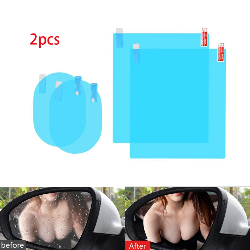 2 Pc Car Rainproof Film Car Sticker Auto Rearview Mirror protective Rain proof Anti fog Waterproof Film Membrane Car Accessories
2 Pc Car Rainproof Film Car Sticker Auto Rearview Mirror protective Rain proof Anti fog Waterproof Film Membrane Car Accessories