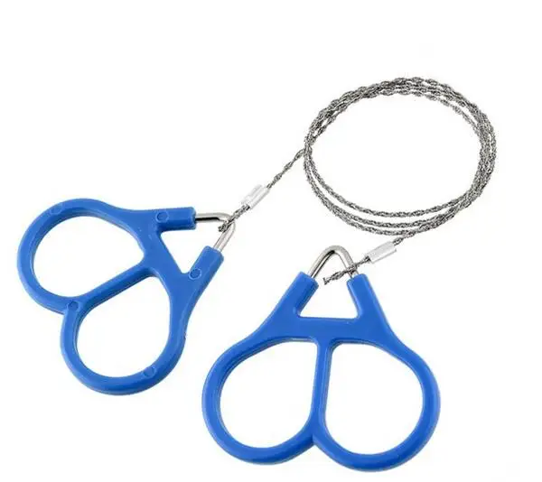 Практичная аварийная ручная цепная пила, снаряжение для выживания, ручная проволочная пила из нержавеющей стали, кольцо для путешествий, кемпинга, пешего туризма, инструмент