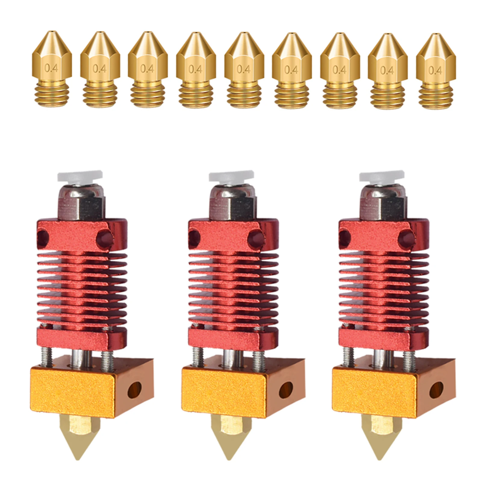 Full Metal CR10 Hotend Extruder MK8 Heater Block J-Head For Enders 3 Enders5 CR10 3D Printer Parts Nozzle Bowden Extruder 12V
Full Metal CR10 Hotend Extruder MK8 Heater Block J-Head For Enders 3 Enders5 CR10 3D Printer Parts Nozzle Bowden Extruder 12V