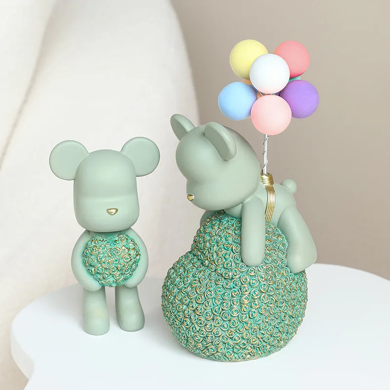 Violent Bears Statue Balloon Bearbrick Sculpture Ornaments for Home Kawaii Desk Accessories Wedding Decoration Craft Gifts
Violent Bears Statue Balloon Bearbrick Sculpture Ornaments for Home Kawaii Desk Accessories Wedding Decoration Craft Gifts
