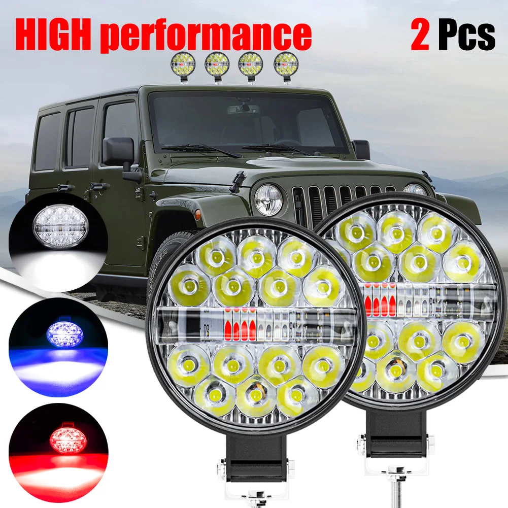 2Pcs 42W Car LED Work Light Round 24LED Pod 3 Colors High Brightness LED Spot Light Warning Fog Lamp for Car SUV Truck ATV Ship
2Pcs 42W Car LED Work Light Round 24LED Pod 3 Colors High Brightness LED Spot Light Warning Fog Lamp for Car SUV Truck ATV Ship