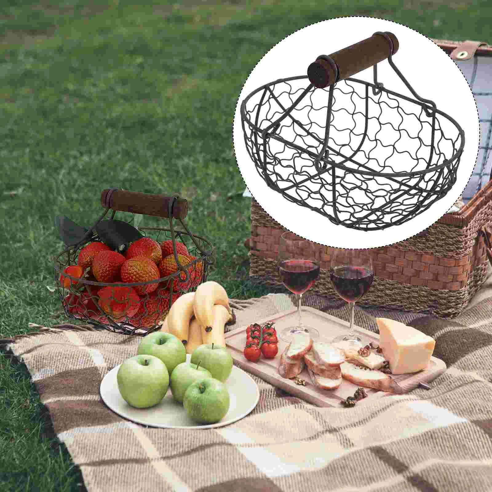 Basket Egg Wire Fruit Storage Baskets Metal Holder Chicken Vegetable Bread Kitchen Fresh Container Eggs Bowl Iron Gathering
Basket Egg Wire Fruit Storage Baskets Metal Holder Chicken Vegetable Bread Kitchen Fresh Container Eggs Bowl Iron Gathering