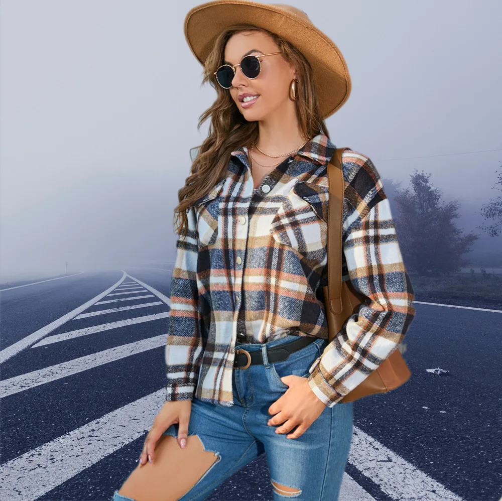 2023New Sleeve Heavy Woolen Woman Shirt Female Thickening Coat Winter Warm Shirt for Women Plush Loose Lady Blouses Fashion
2023New Sleeve Heavy Woolen Woman Shirt Female Thickening Coat Winter Warm Shirt for Women Plush Loose Lady Blouses Fashion
