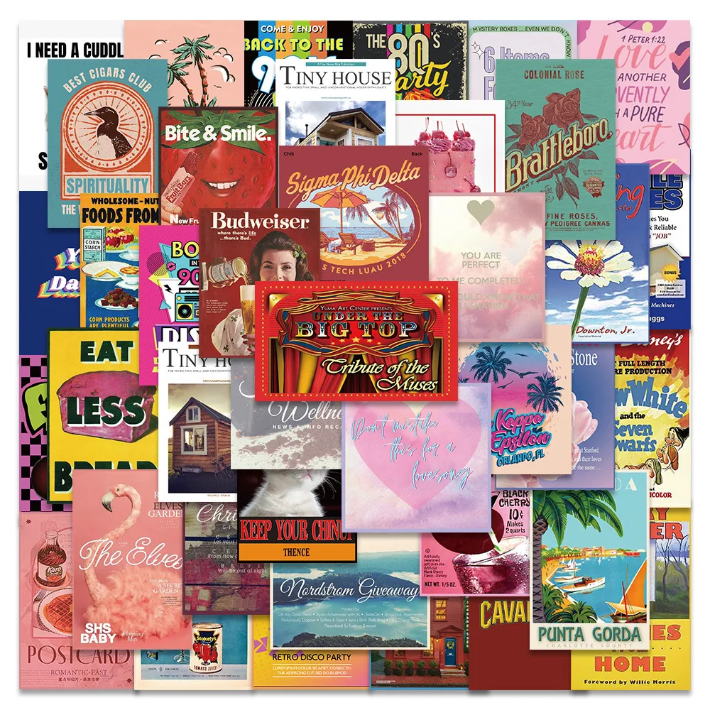40 American 90 's retro magazine stickers, suitcase, guitar, water glass, skateboard, waterproof graffiti stickers
40 American 90 's retro magazine stickers, suitcase, guitar, water glass, skateboard, waterproof graffiti stickers