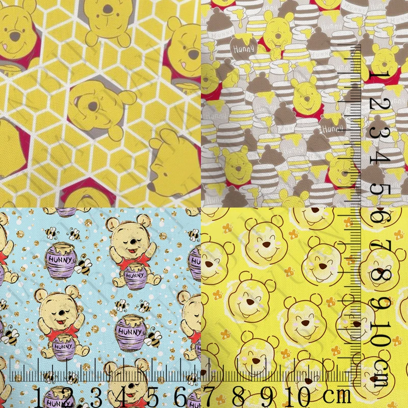 Ткань Винни-Пух, 45*145 см, полиэстер, ткань для шитья, квилтинга, рукоделия, F3034 
Ткань Винни-Пух, 45*145 см, полиэстер, ткань для шитья, квилтинга, рукоделия, F3034
