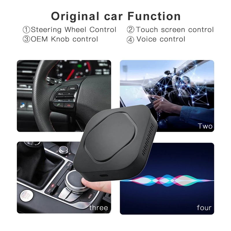 Автомобильная Беспроводная Автомобильная приставка CARPLAY Android 2 ГБ DDR3 + 8 Гб EMMC Android 11,0 с функцией ТВ-сети Поддержка автомобиля
Автомобильная Беспроводная Автомобильная приставка CARPLAY Android 2 ГБ DDR3 + 8 Гб EMMC Android 11,0 с функцией ТВ-сети Поддержка автомобиля