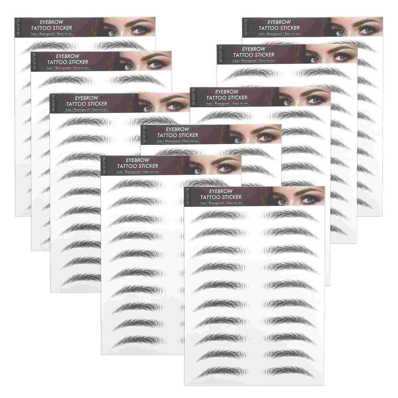 10 Pcs Imitation Eco Eyebrow Sticker Waterproof Black Stickers Eyebrows Women Fake
10 Pcs Imitation Eco Eyebrow Sticker Waterproof Black Stickers Eyebrows Women Fake